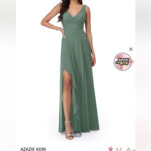 Custom sized Azazie bridesmaids dress